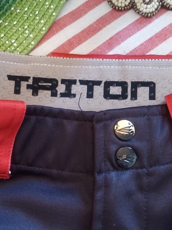 Unbranded Women's Black & Red Track Joggers - Picture 6 of 10